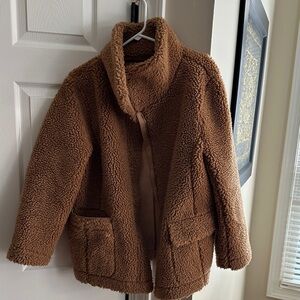 Talbots Camel Sherpa Jacket